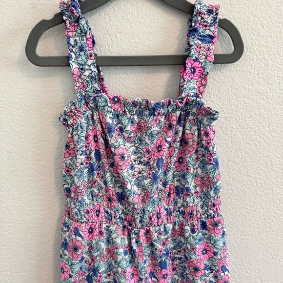 Bundle of btween Periwinkle Eyelet and Multi Floral Ropers. Size 6X. - Picture 10 of 13